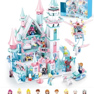 1314PCS Frozen Magic Castle Building Blocks