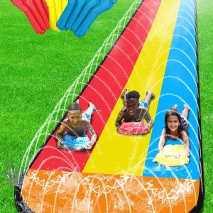 20Ft  3 Lane Slip Splash and Slide